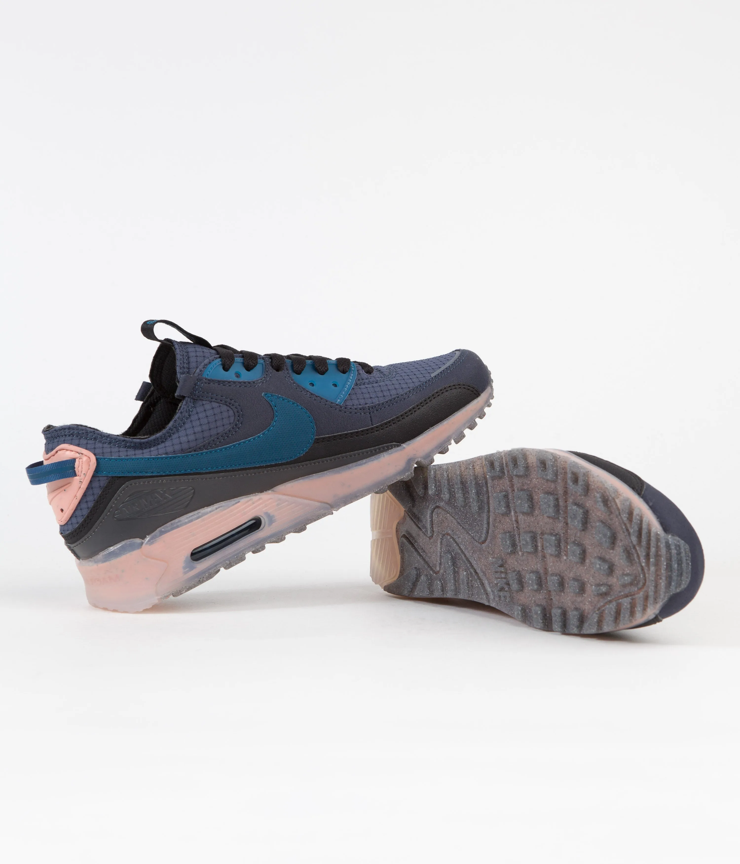 Nike Air Max Terrascape 90 Shoes - Obsidian / Marina - Thunder Blue