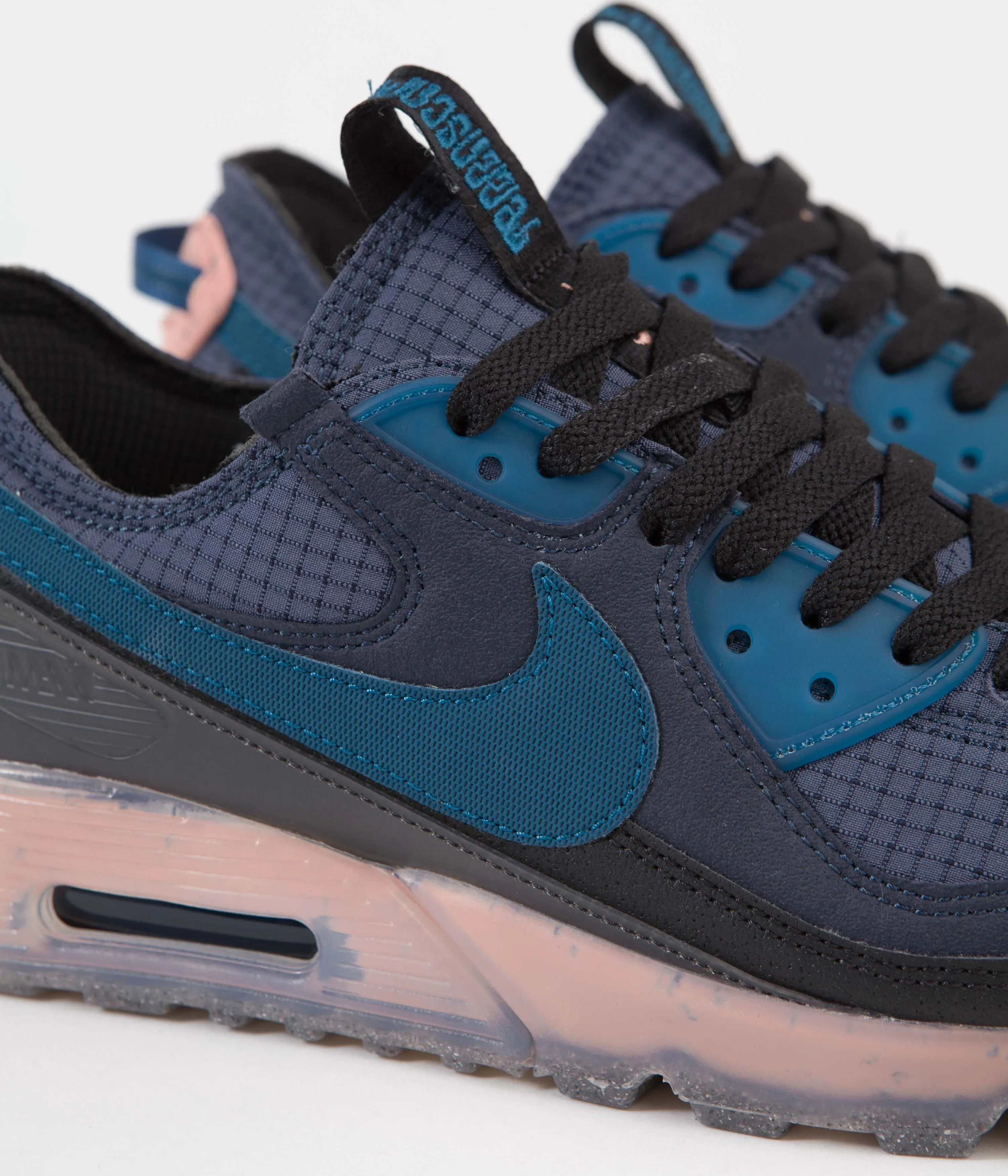 Nike Air Max Terrascape 90 Shoes - Obsidian / Marina - Thunder Blue