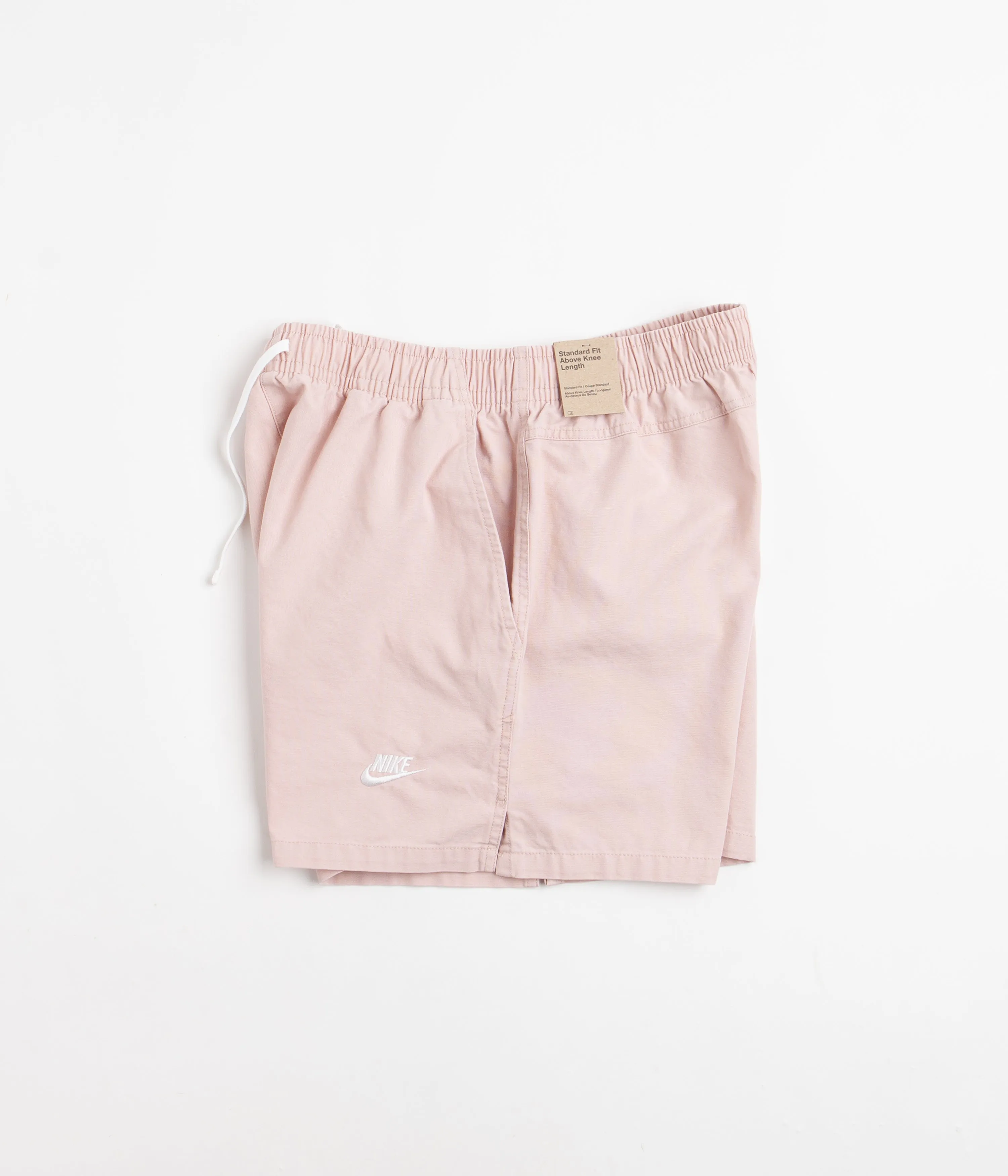 Nike Club Flow Shorts - Pink Oxford / White