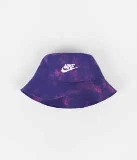 Nike Futura Tie Dye Bucket Hat - Lapis / Hyper Pink / White