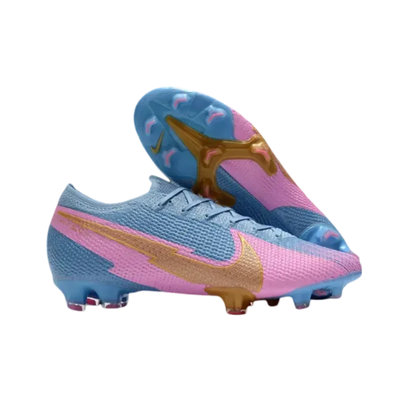 Nike Mercurial Vapor 13 Elite FG Bleu Pink Gold - Goatkits Boots