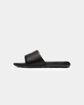 Nike Victori One Slides Black/Black/University Red