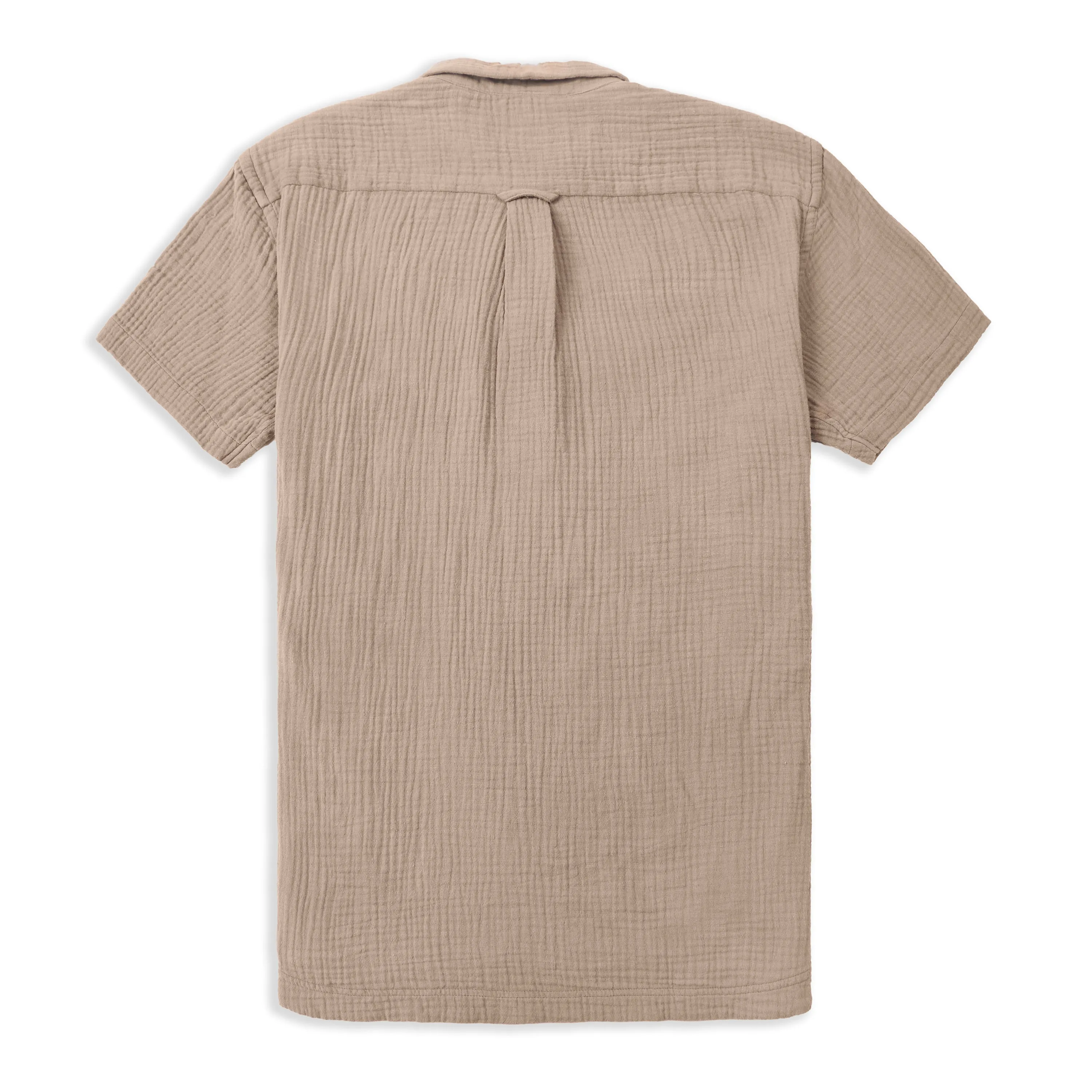 Pop Over Short Sleeve Morton Shirt - Brown