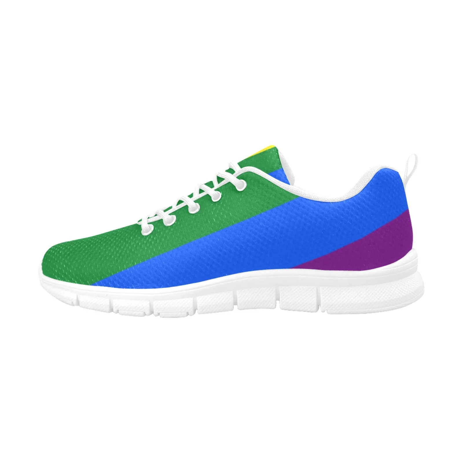 Rainbow Stripe Women's Breathable Sneakers