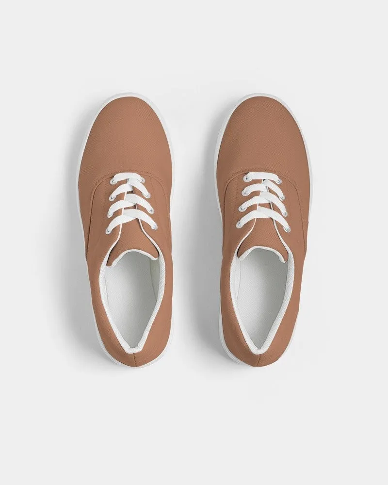 Shaded Pastel Orange Canvas Sneakers | Women's | C0M45Y60K30