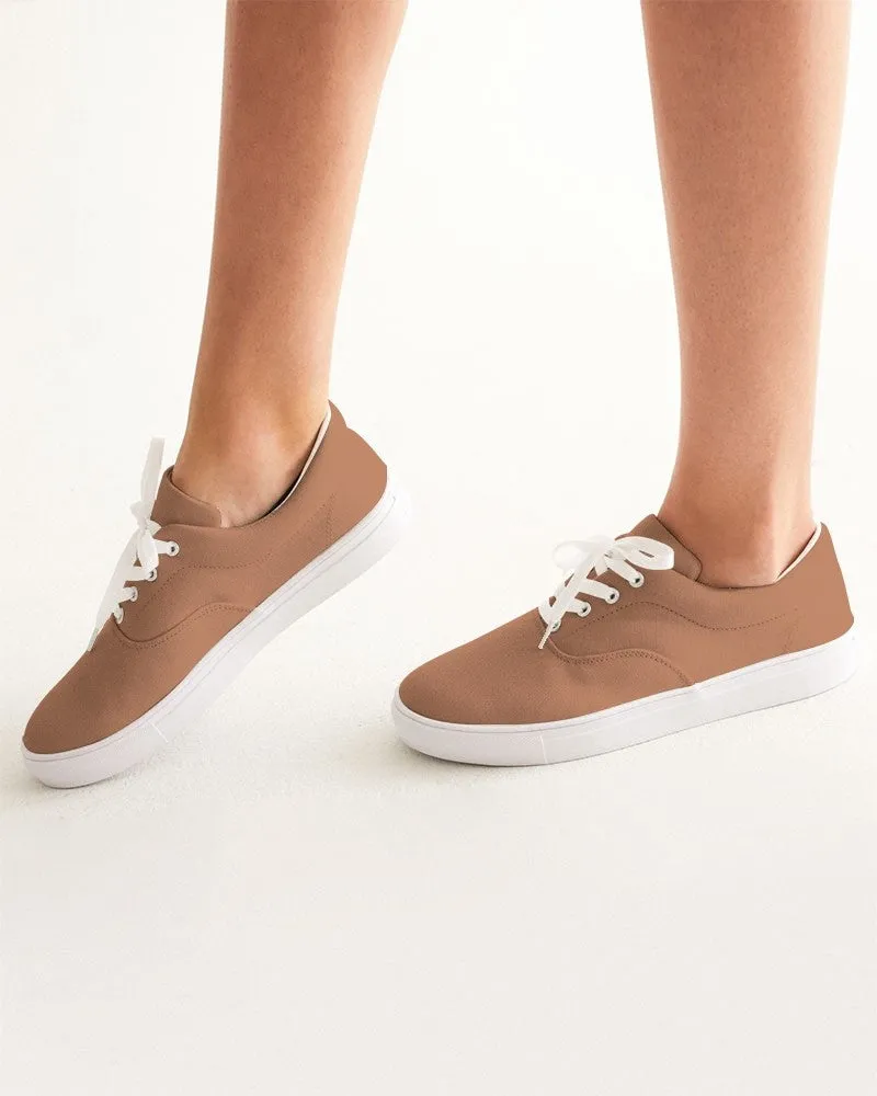 Shaded Pastel Orange Canvas Sneakers | Women's | C0M45Y60K30