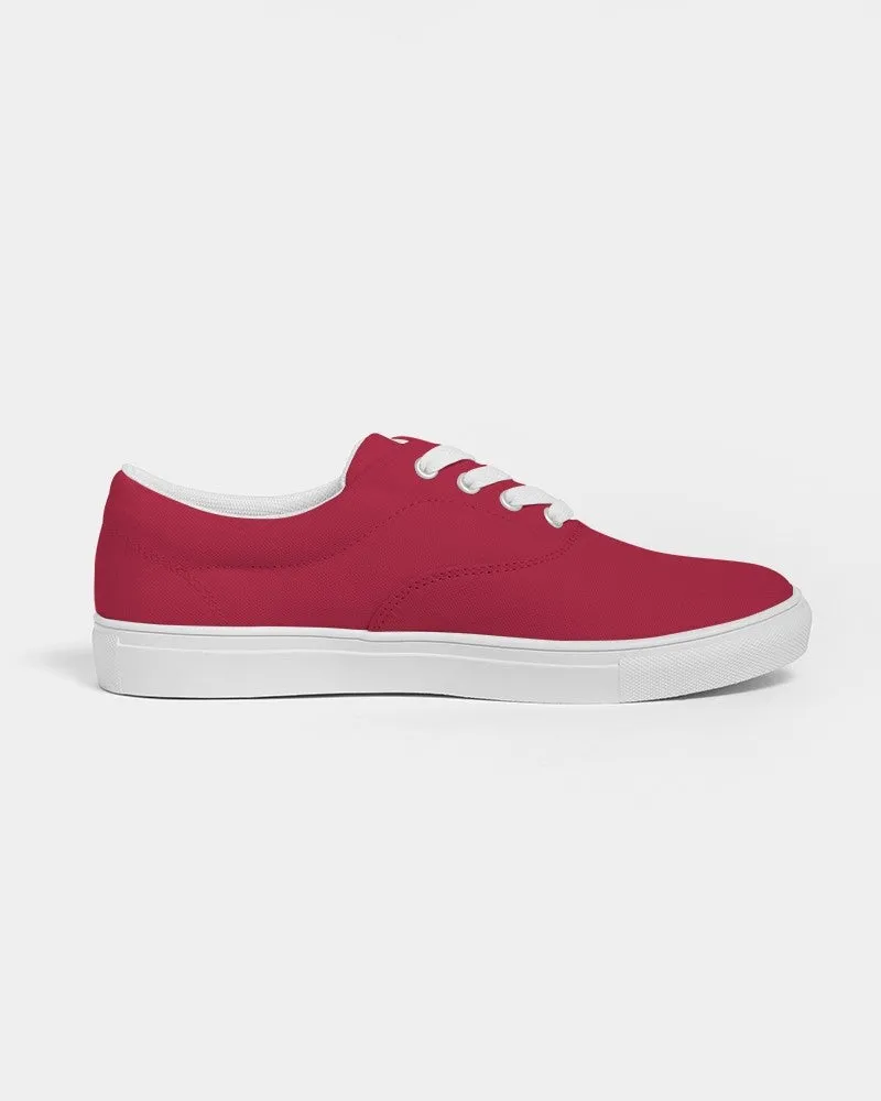 Shaded Red Canvas Sneakers | Women's | C0M100Y75K30