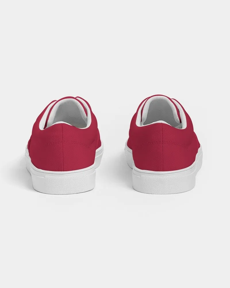 Shaded Red Canvas Sneakers | Women's | C0M100Y75K30