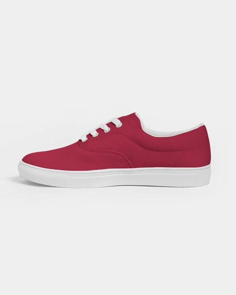 Shaded Red Canvas Sneakers | Women's | C0M100Y75K30