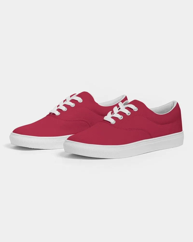 Shaded Red Canvas Sneakers | Women's | C0M100Y75K30