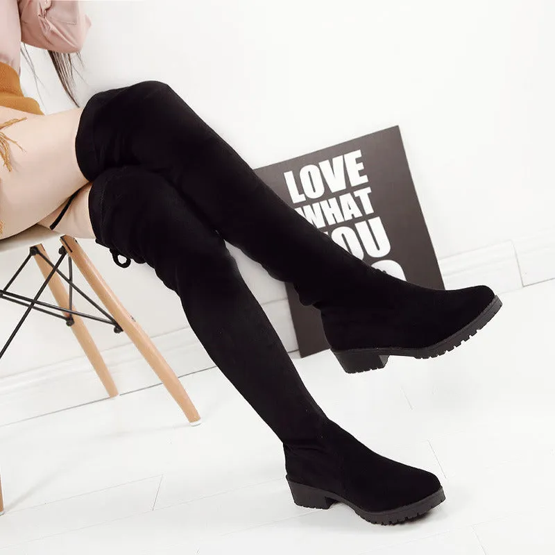 Thigh High Boots Female Winter Boots Women Over The Knee Boots