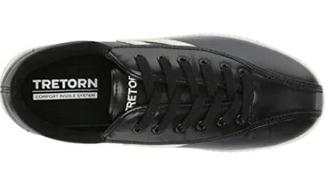 Tretorn Women's Sneakers NyLite Plus Black Leather