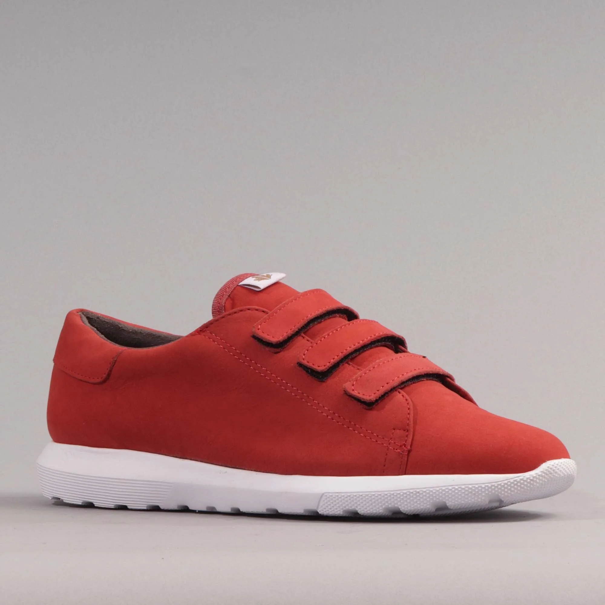 Velcro straps sneakers in red - 12381