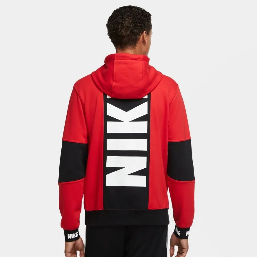 Veste Capuche Nike Sportswear Essentials - Noir/Rouge