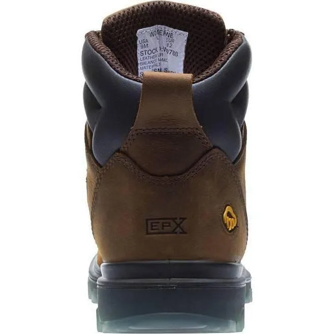 Wolverine Men's I-90 EPX Carbonmax Safety Toe WP Work Boot Brown W10788