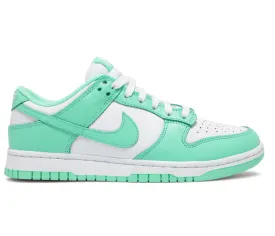 Women's Nike Dunk Low (White/Green Glow)