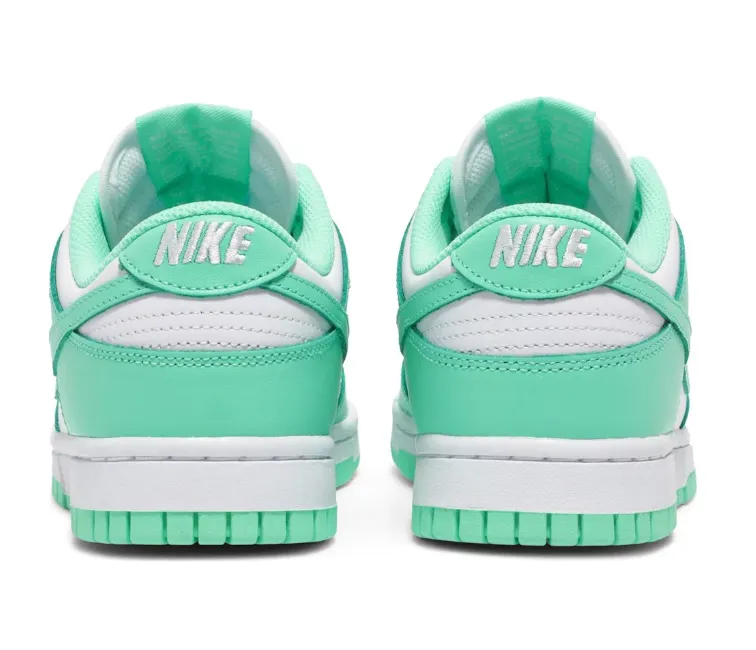 Women's Nike Dunk Low (White/Green Glow)