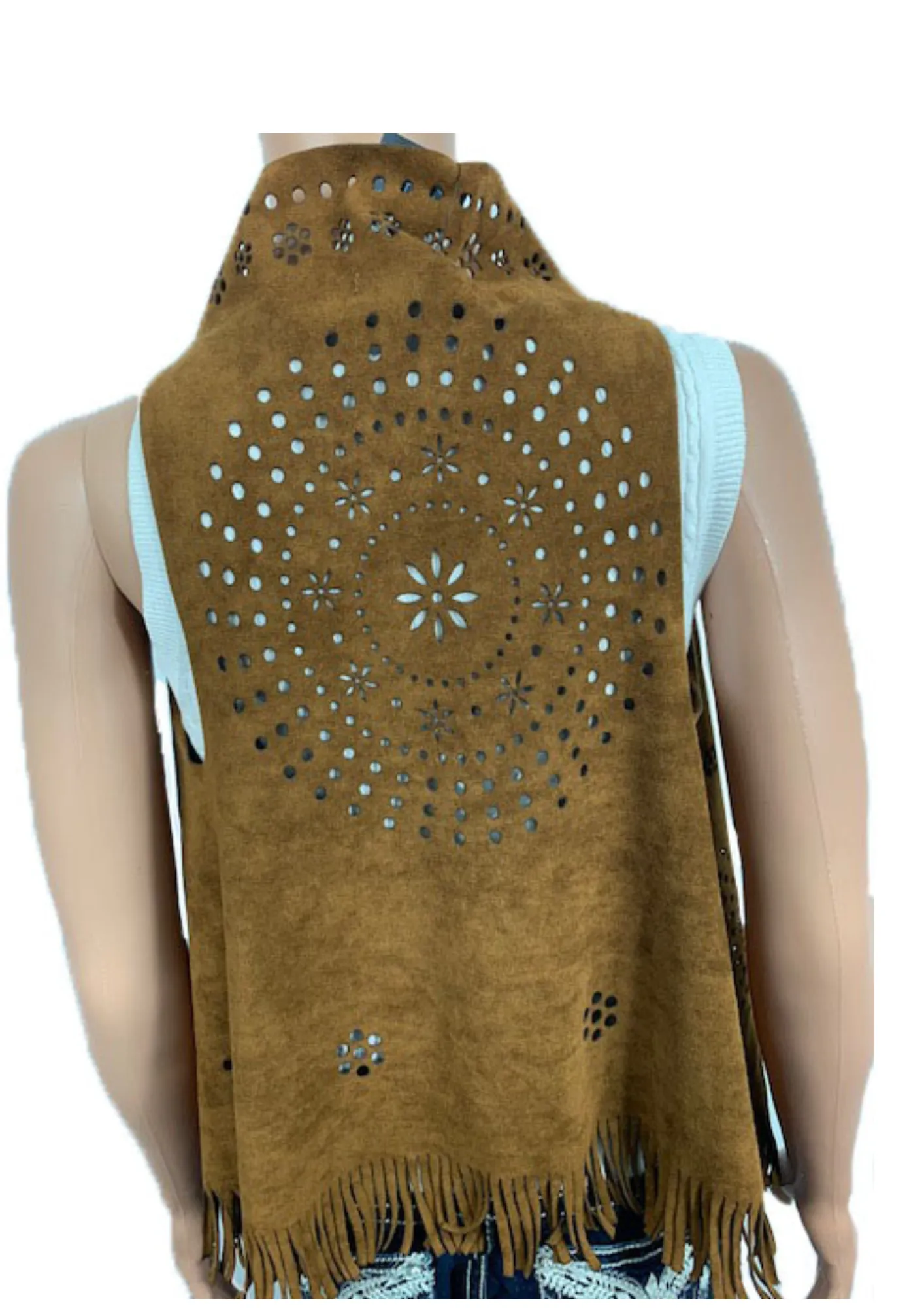 Women's Suede Vest  Style#-GF19507